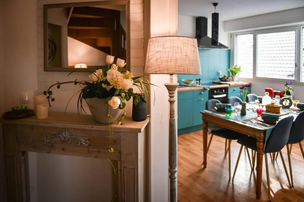Duplex Tout Equipe, Proche Centre-Ville Colmar, Parking Bagian luar foto